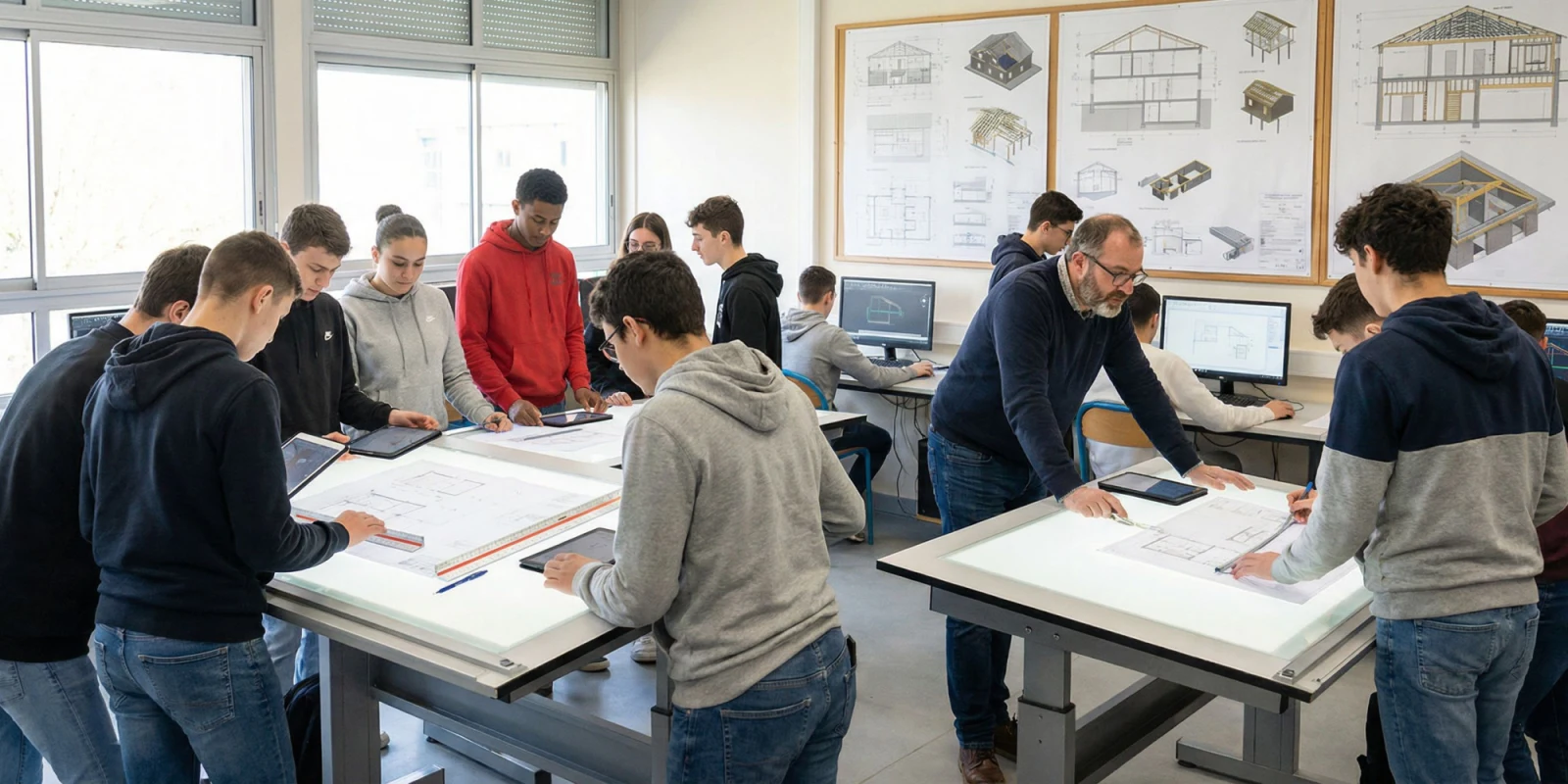 Une Journée Type en Bac Pro TEB : Cours, Ateliers Bâtiment et Vie de Lycée Pro